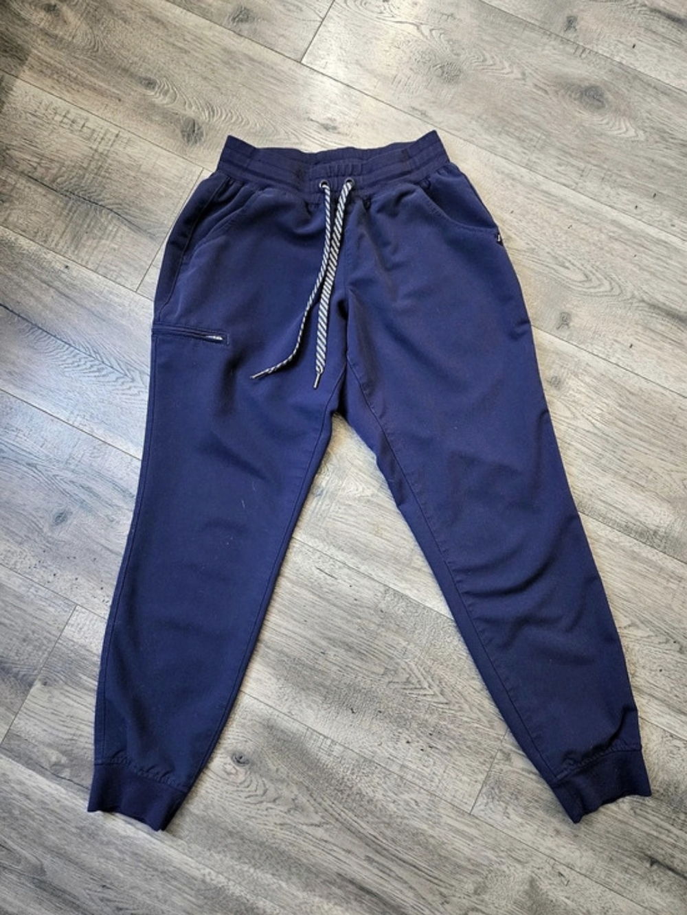 JANNUU Jogger Scrub Pants Navy Blue